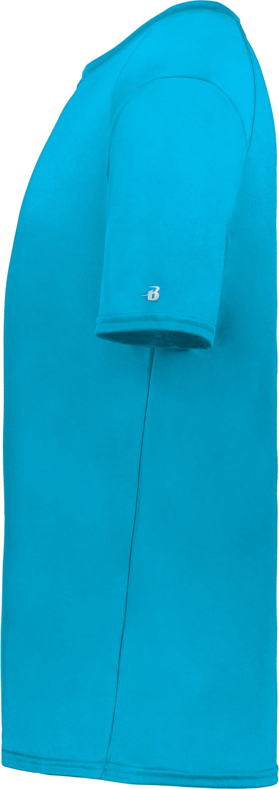 Left View of BA ELECTRIC BLUE B-CORE TEE