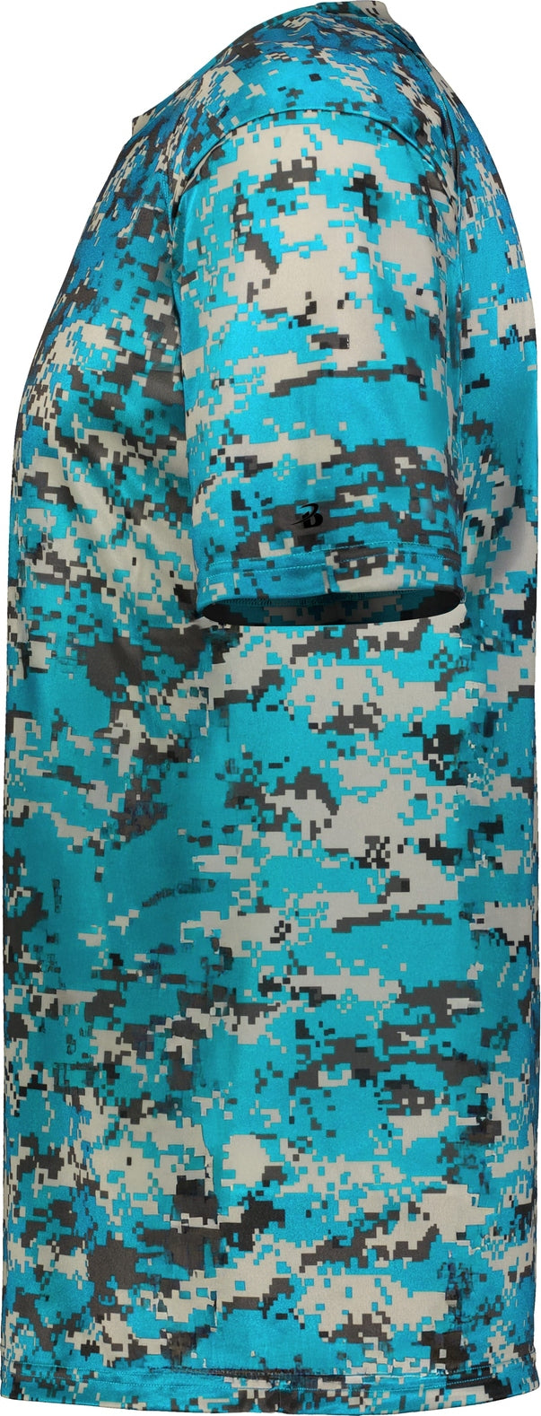 Left View of BA ELECTRIC BLUE DIGITAL DIGITAL TEE