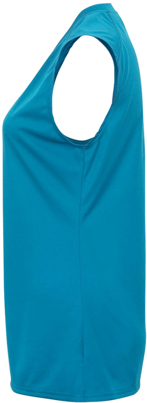 Left View of BA ELECTRIC BLUE LADIES B-CORE SLEEVELESS TANK