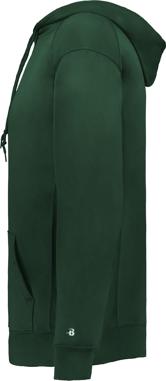 Left View of BA FOREST PERFORMANCE FLEECE HOODIE