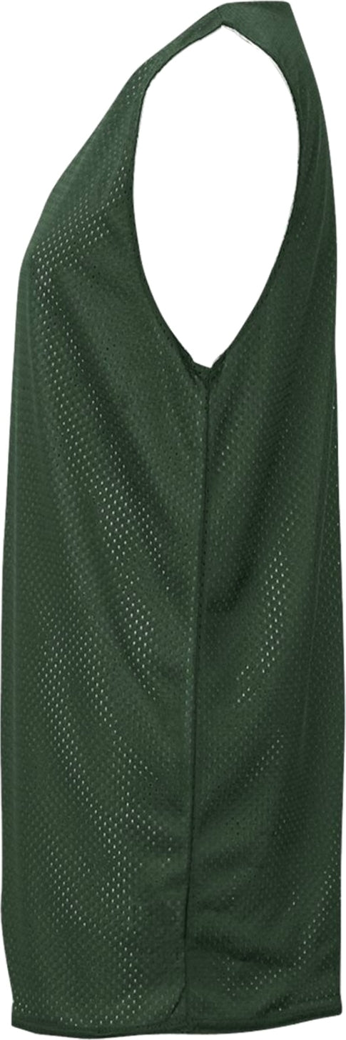 Left View of BA FOREST/WHITE YOUTH MESH REVERSIBLE JERSEY