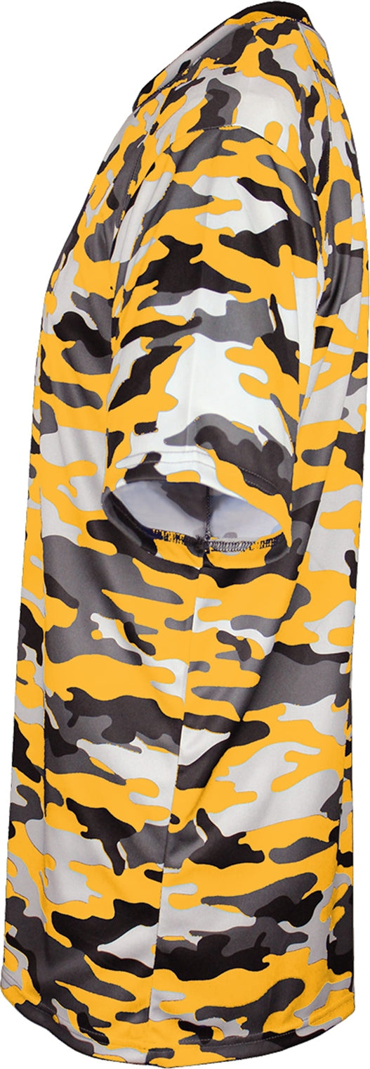 Left View of BA GOLD CAMO YOUTH CAMO TEE