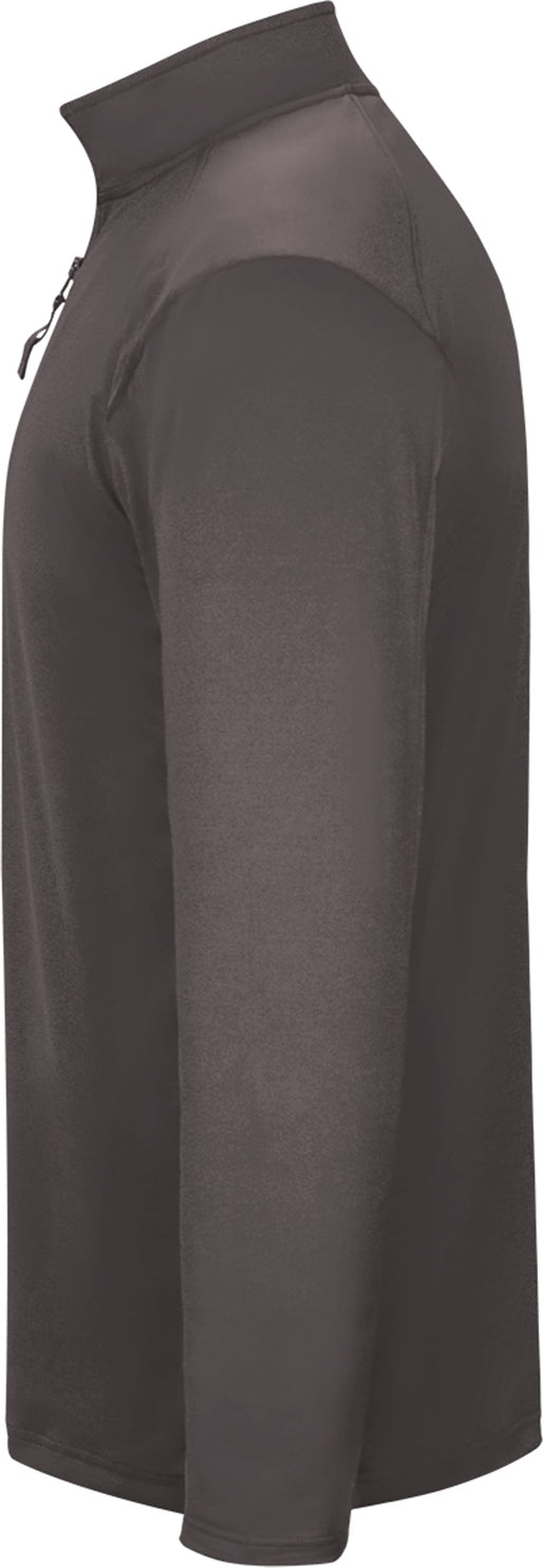 Left View of BA GRAPHITE 1/4 ZIP LIGHTWEIGHT PULLOVER