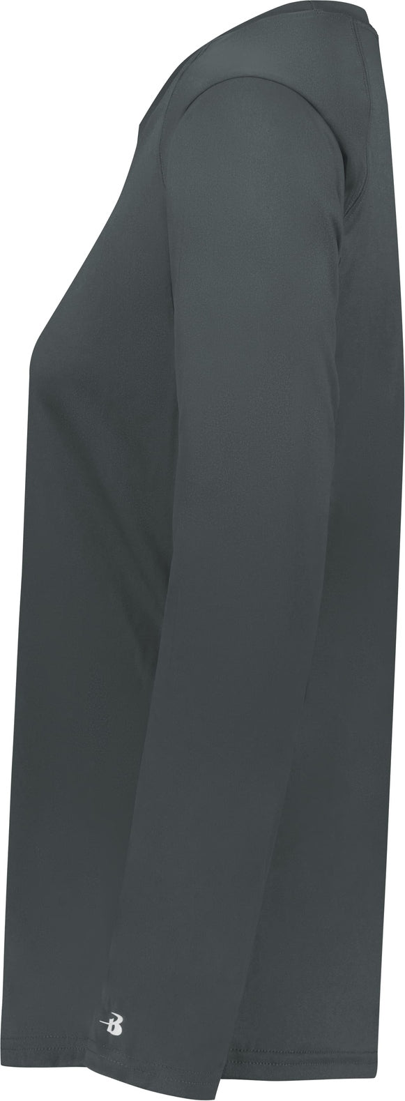 Left View of BA GRAPHITE LADIES B-CORE L/S TEE