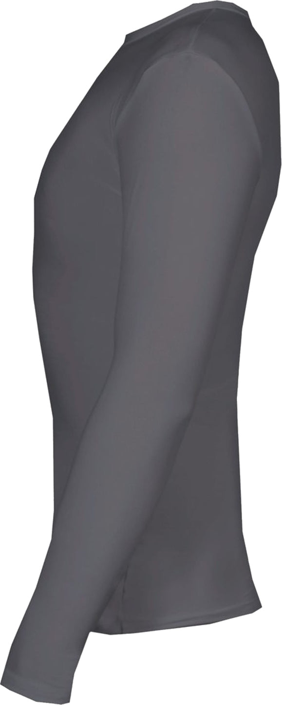 Left View of BA GRAPHITE PRO COMPRESSION L/S CREW