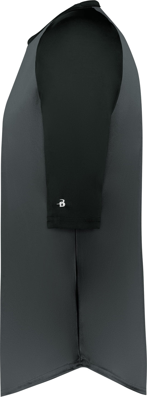 Left View of BA GRAPHITE/BLACK B-BASEBALL TEE