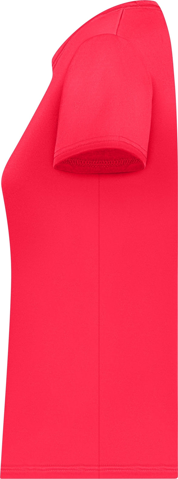 Left View of BA HOT CORAL LADIES C2 TEE