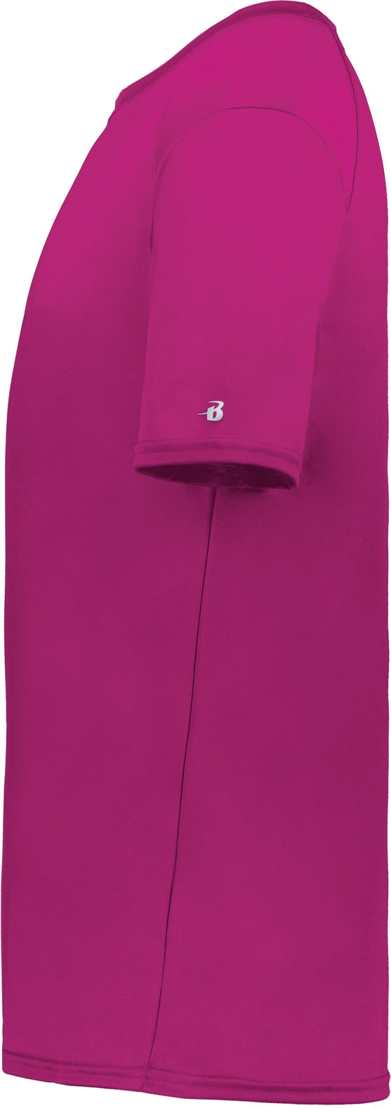 Left View of BA HOT PINK B-CORE TEE