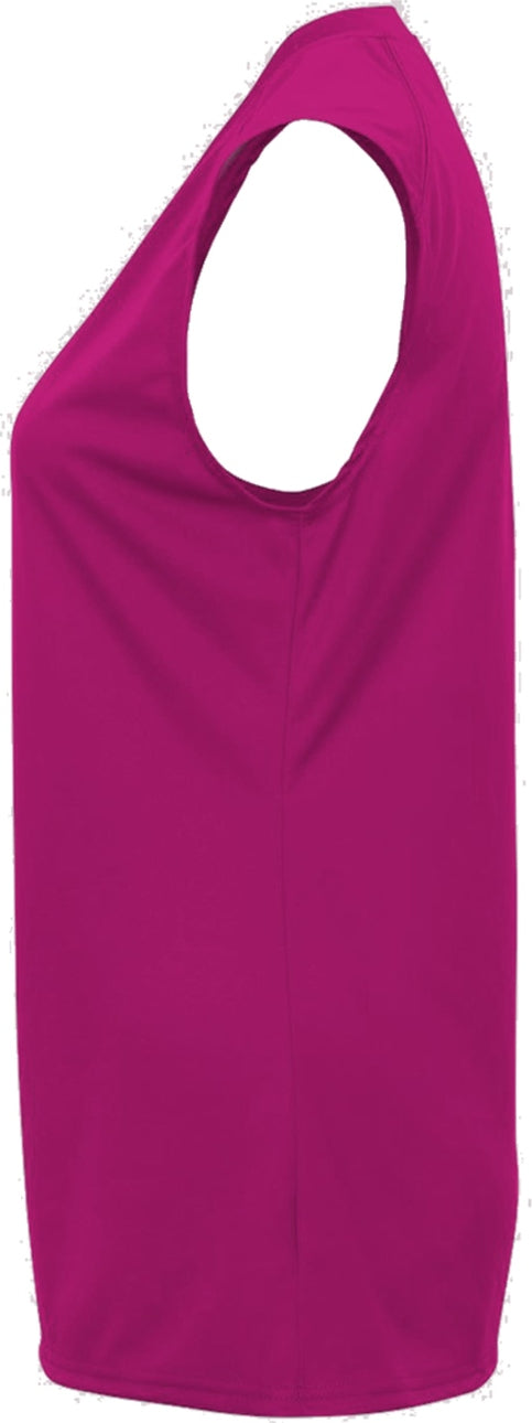 Left View of BA HOT PINK GIRLS B-CORE SLEEVELESS TANK