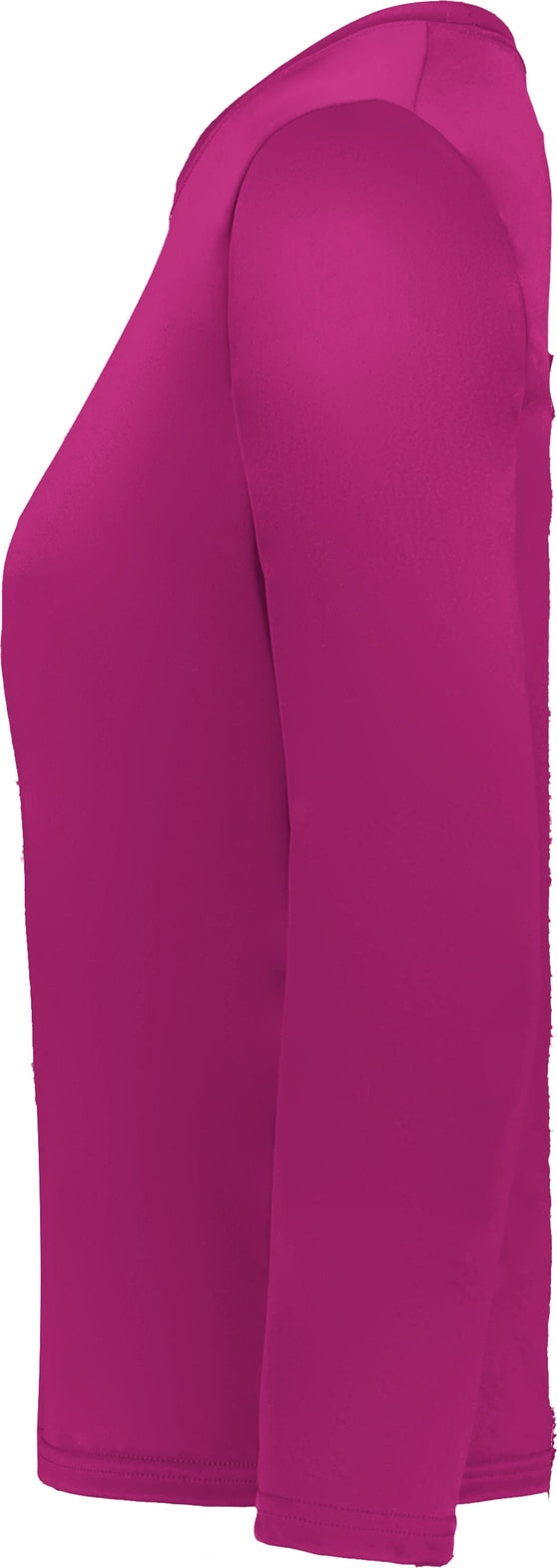 Left View of BA HOT PINK LADIES C2 L/S TEE