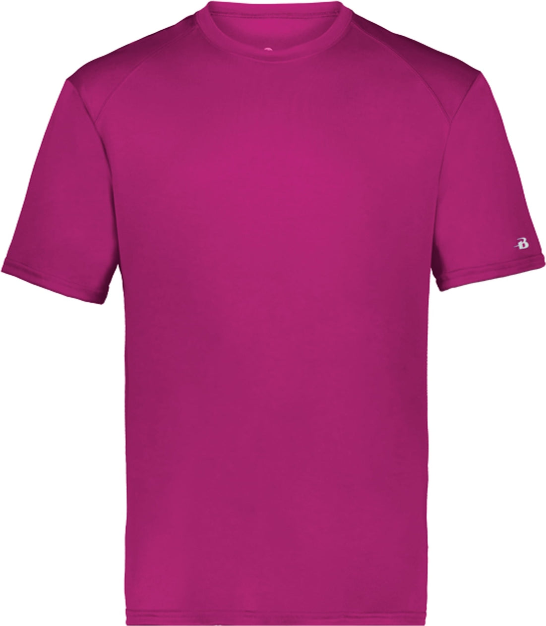Left View of BA HOT PINK YOUTH B-CORE TEE