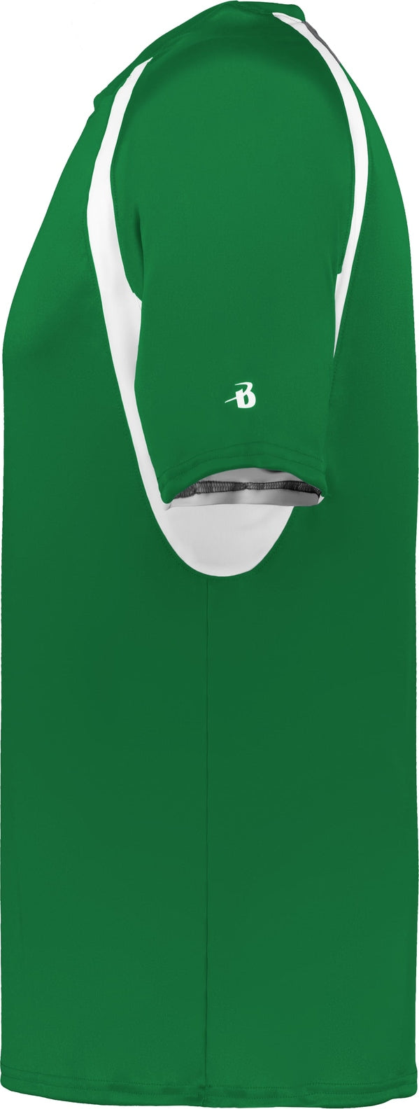 Left View of BA KELLY/WHITE YOUTH HOOK TEE