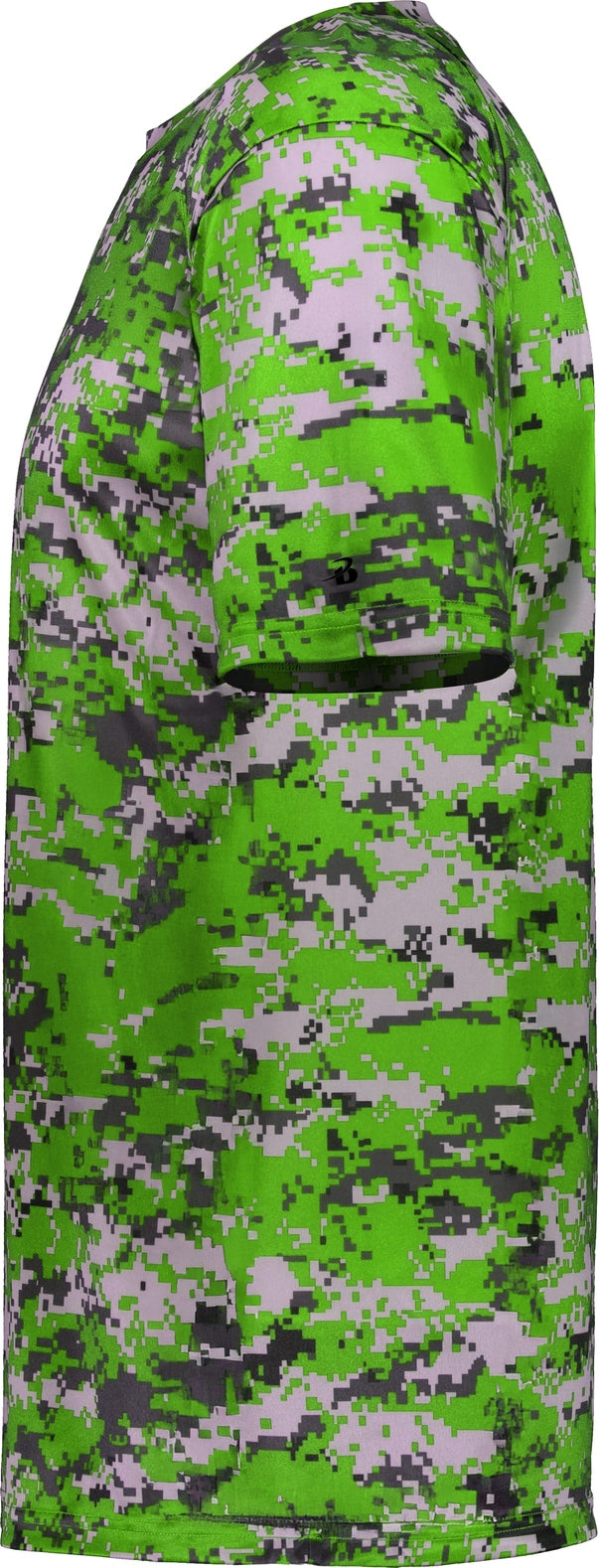 Left View of BA LIME DIGITAL DIGITAL TEE