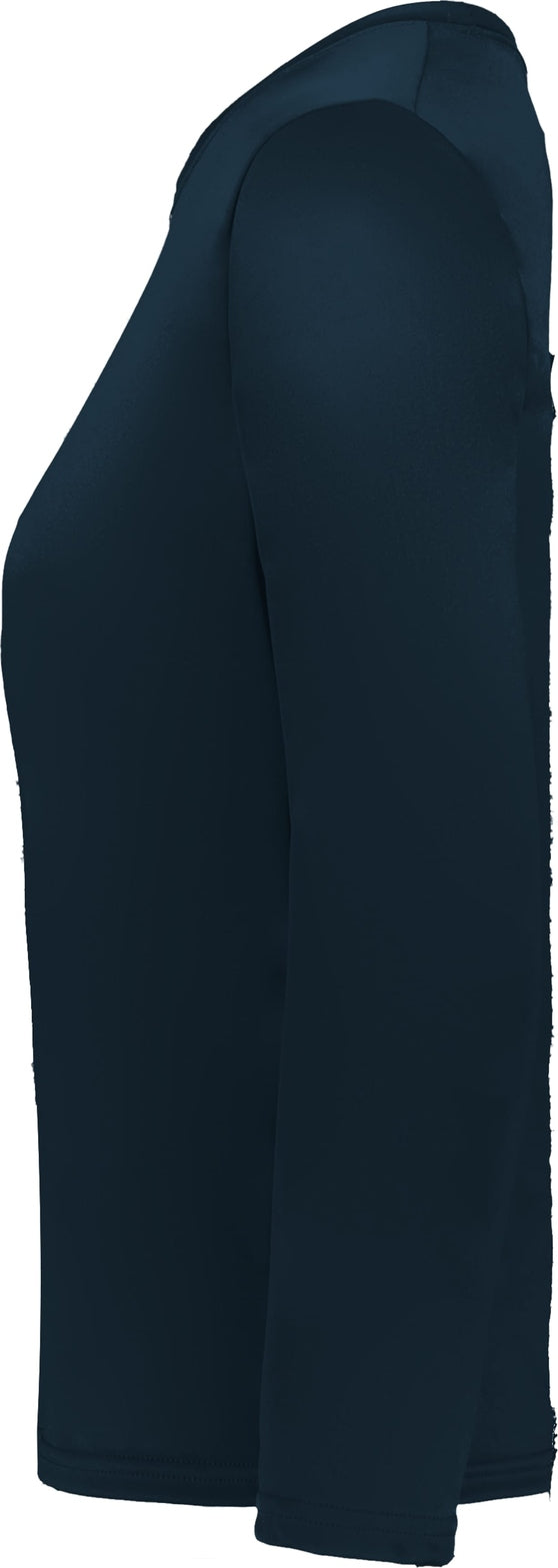 Left View of BA NAVY LADIES C2 L/S TEE