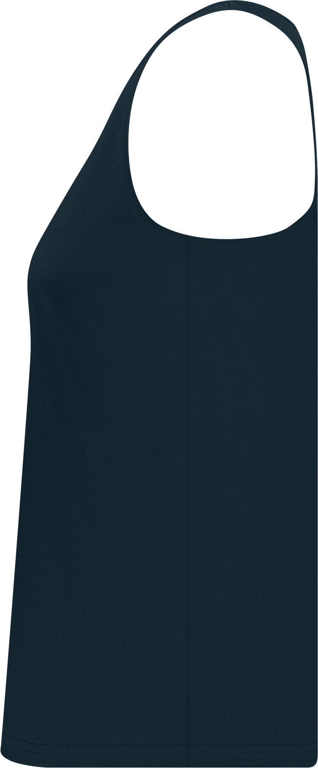 Left View of BA NAVY LADIES' RACERBACK TANK