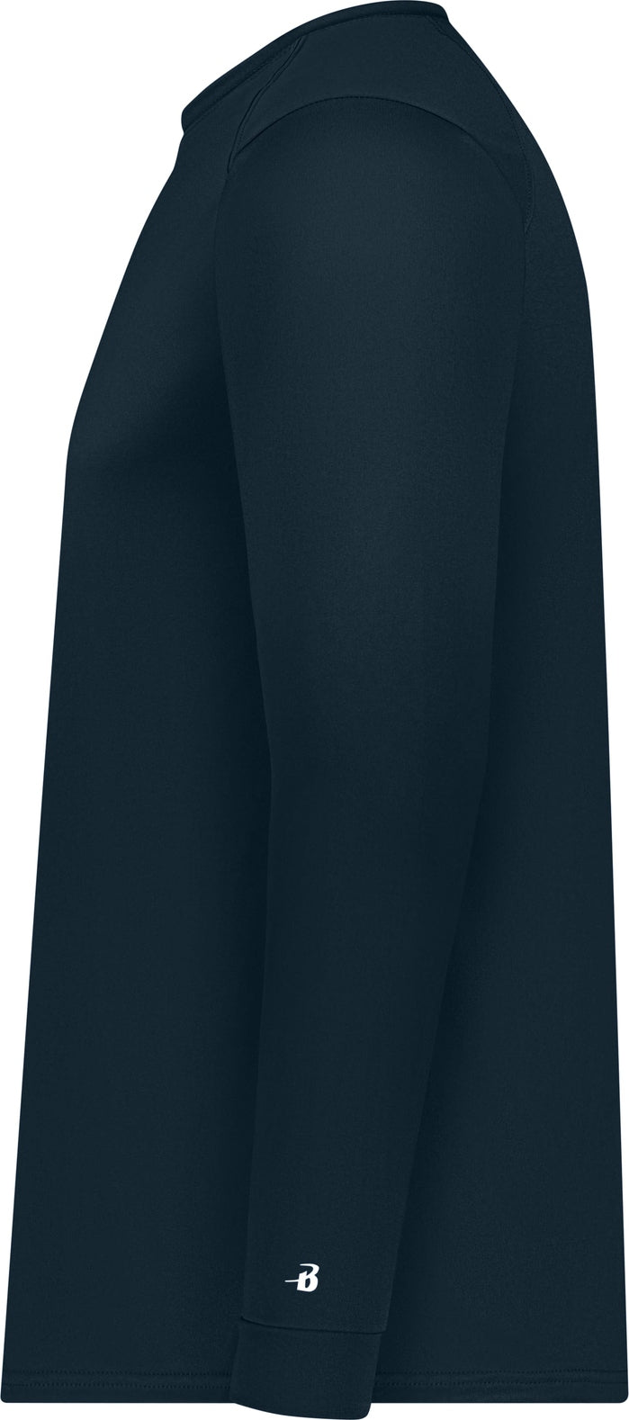 Left View of BA NAVY YOUTH B-CORE L/S TEE