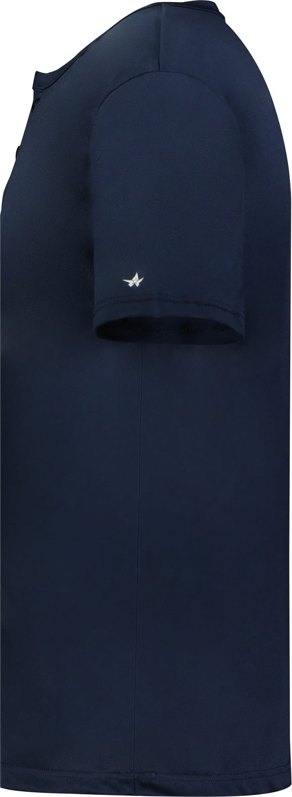 Left View of BA NAVY YOUTH B-CORE PLACKET