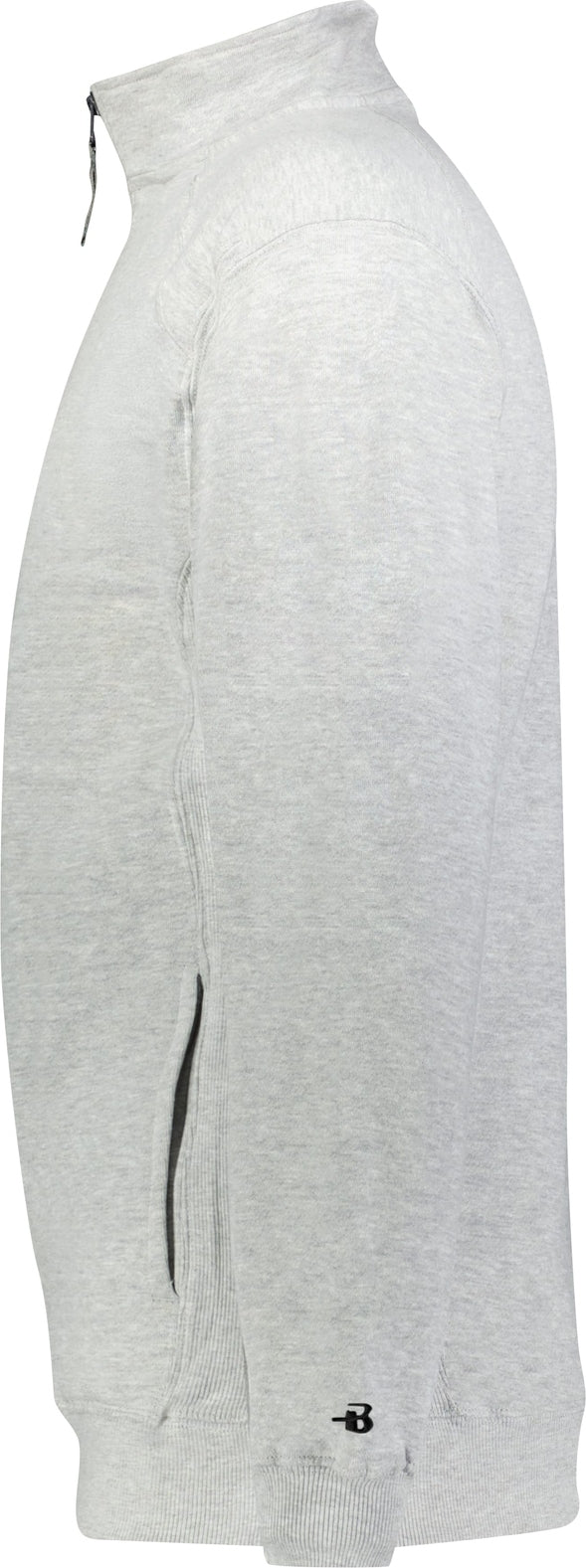Left View of BA OXFORD 1/4 ZIP FLEECE PULLOVER