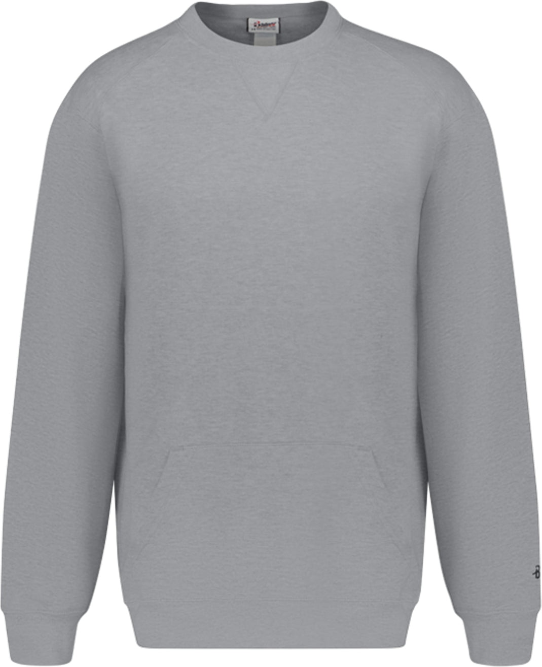 Left View of BA OXFORD ATHLETIC FLEECE POCKET CREW