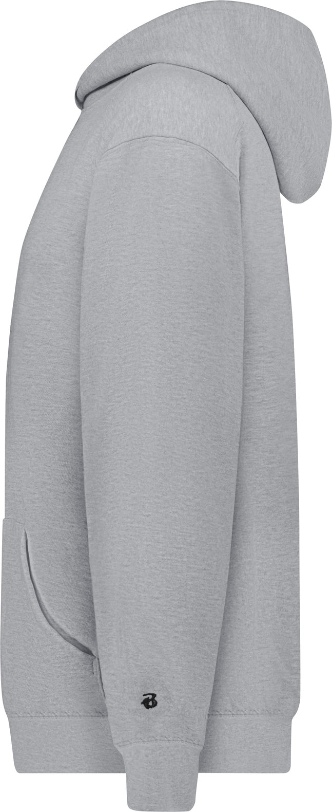 Left View of BA OXFORD YOUTH ATHLTIC FLEECE HOODIE