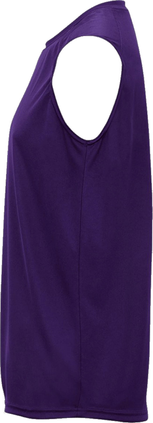 Left View of BA PURPLE B-CORE SLEEVELESS TEE