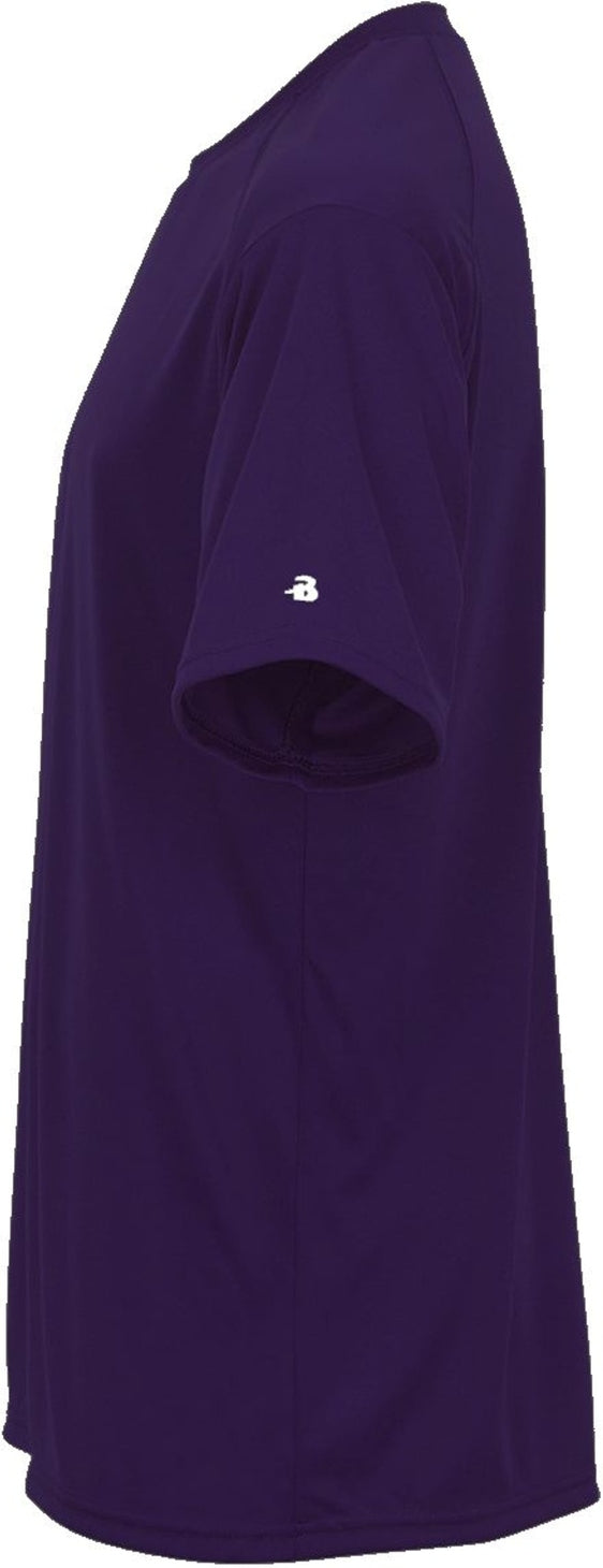 Left View of BA PURPLE B-TECH TEE