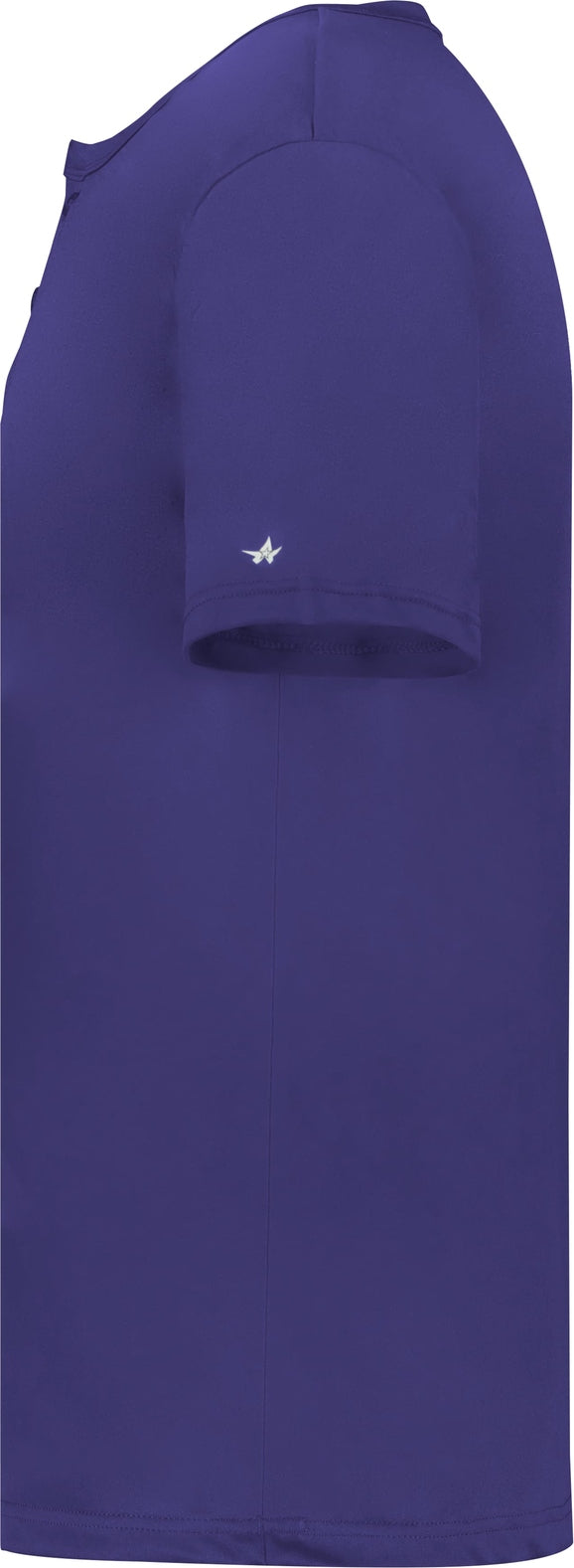 Left View of BA PURPLE YOUTH B-CORE PLACKET