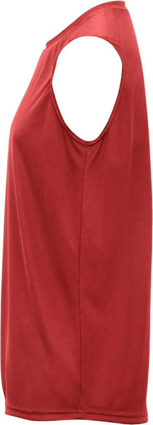 Left View of BA RED B-CORE SLEEVELESS TEE