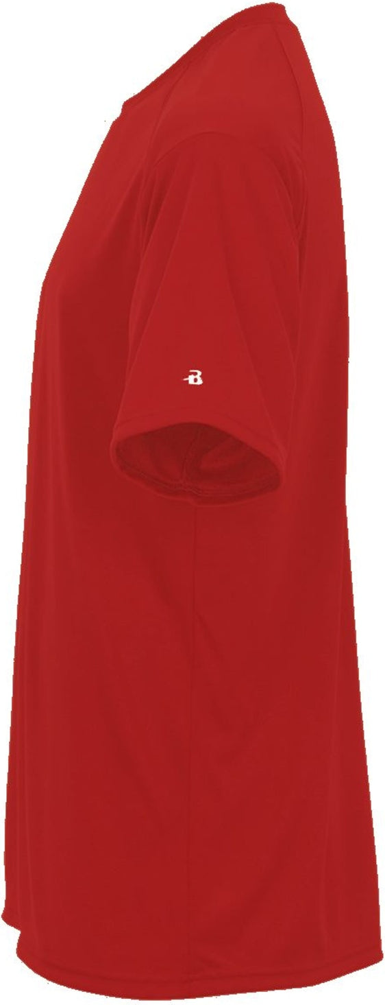 Left View of BA RED B-TECH TEE