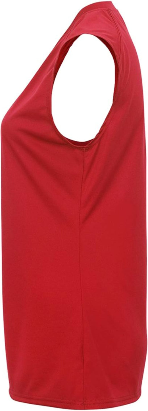 Left View of BA RED GIRLS B-CORE SLEEVELESS TANK
