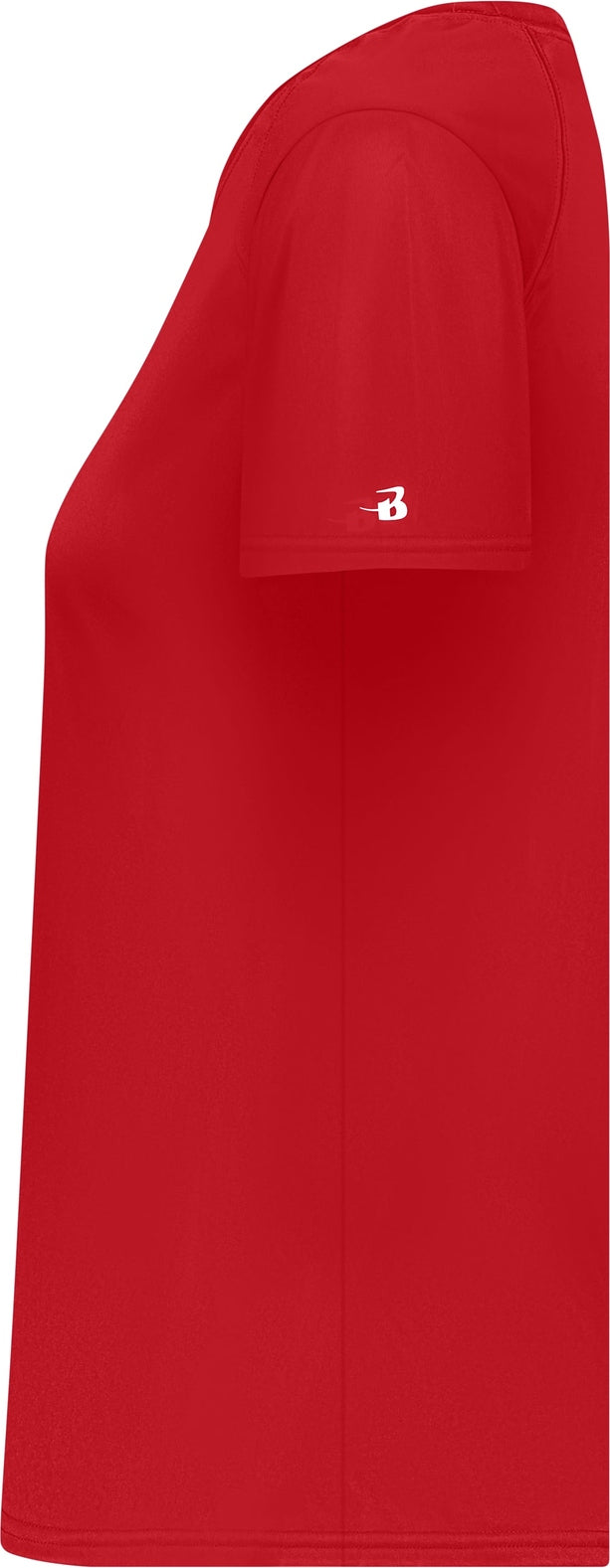 Left View of BA RED LADIES B-CORE TEE