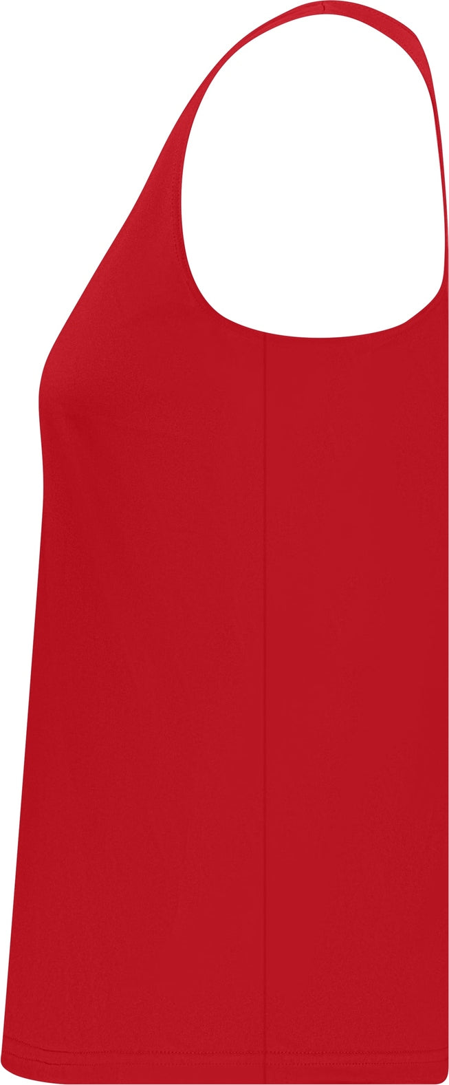 Left View of BA RED LADIES' RACERBACK TANK