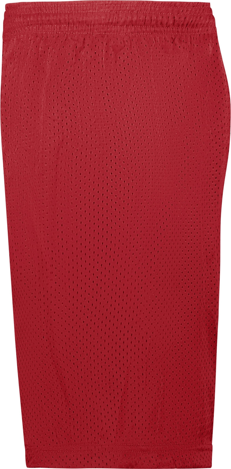 Left View of BA RED MESH/TRICOT SHORT