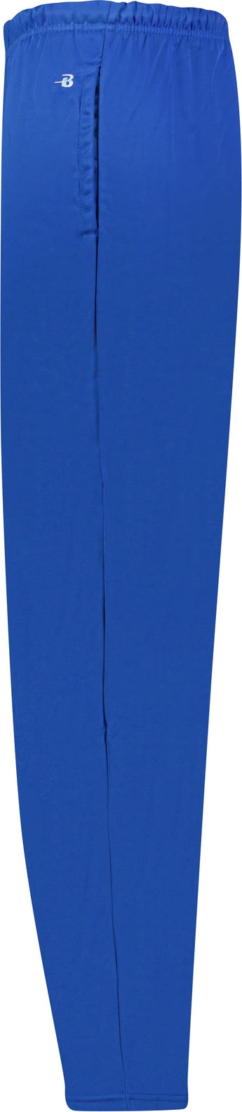 Left View of BA ROYAL PERF. FLEECE OPEN BOTTOM PANT