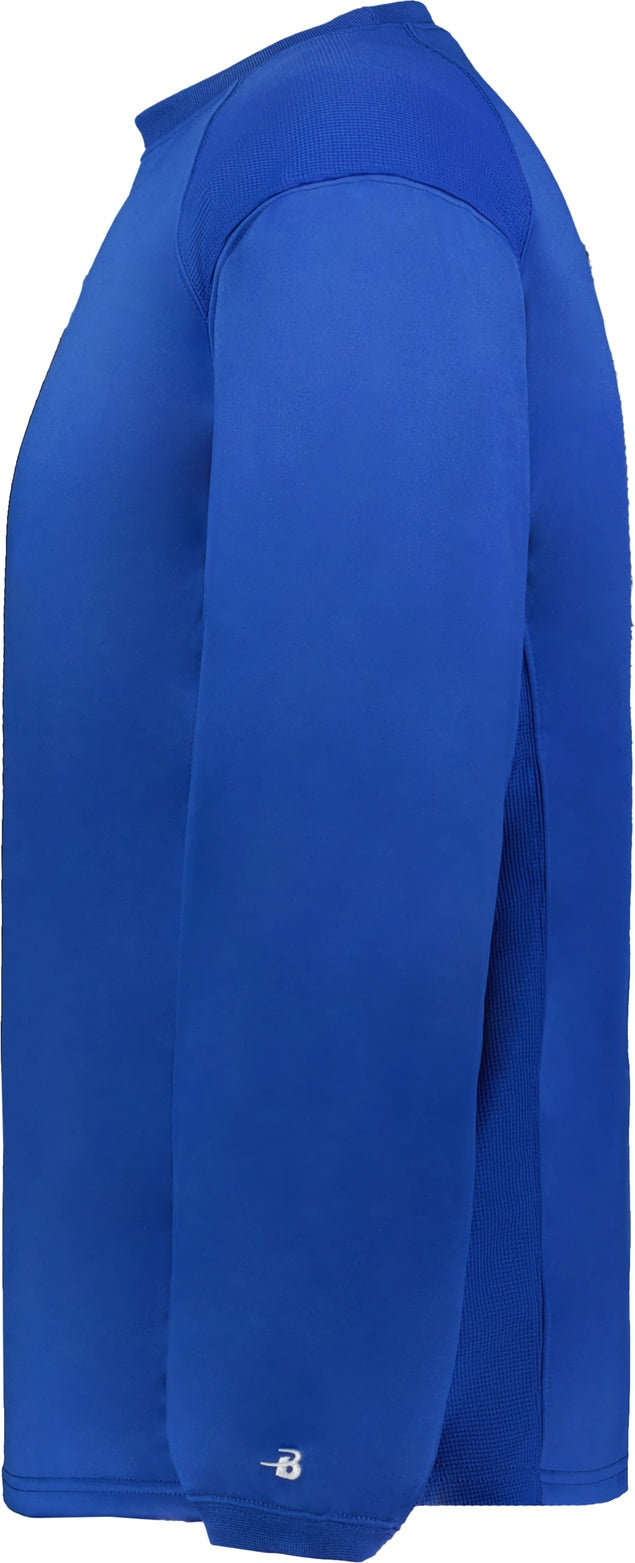 Left View of BA ROYAL PERFORMANCE FLEECE CREW