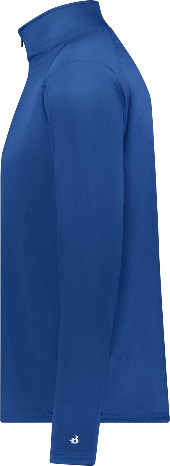 Left View of BA ROYAL/GRAPHITE YOUTH B-CORE 1/4 ZIP