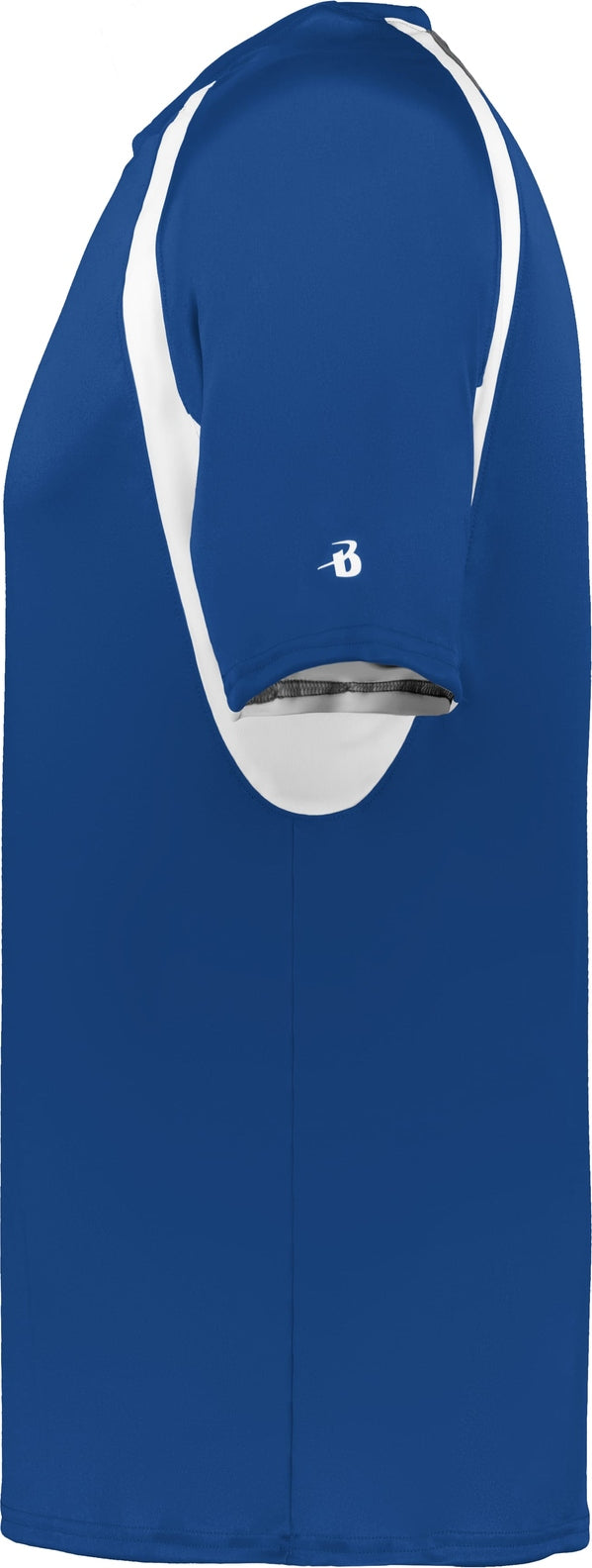 Left View of BA ROYAL/WHITE HOOK TEE