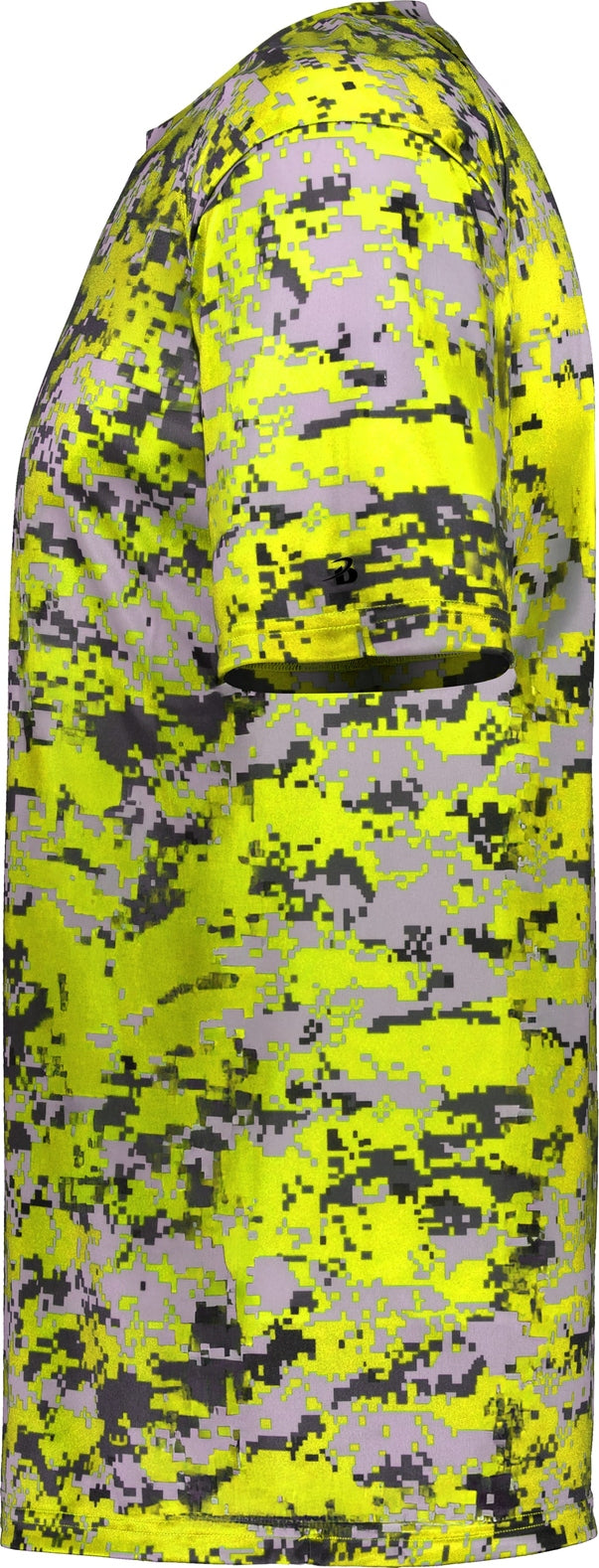 Left View of BA SAFETY YELLOW DIGITAL DIGITAL TEE