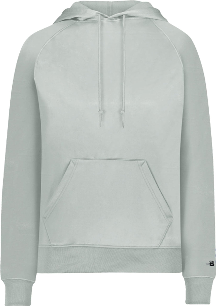 Left View of BA SILVER LADIES PERFORMANCE FLECE HOODI