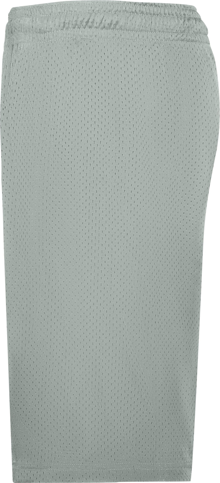 Left View of BA SILVER MESH/TRICOT SHORT