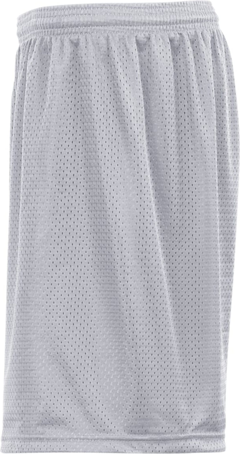 Left View of BA SILVER YOUTH MESH/TRICOT SHORT