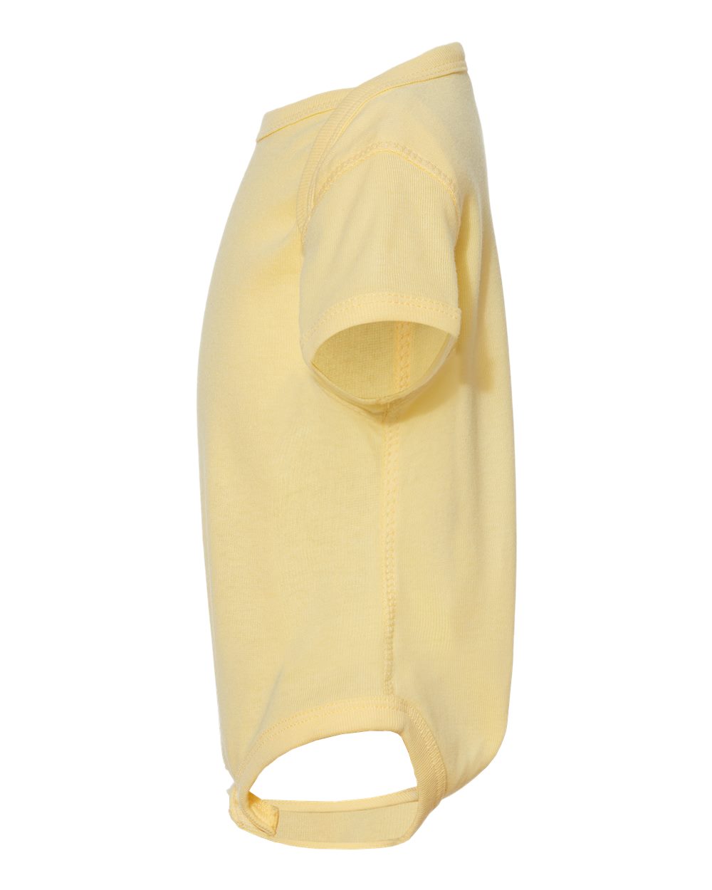 Left View of Banana Infant Baby Rib Bodysuit - 4400