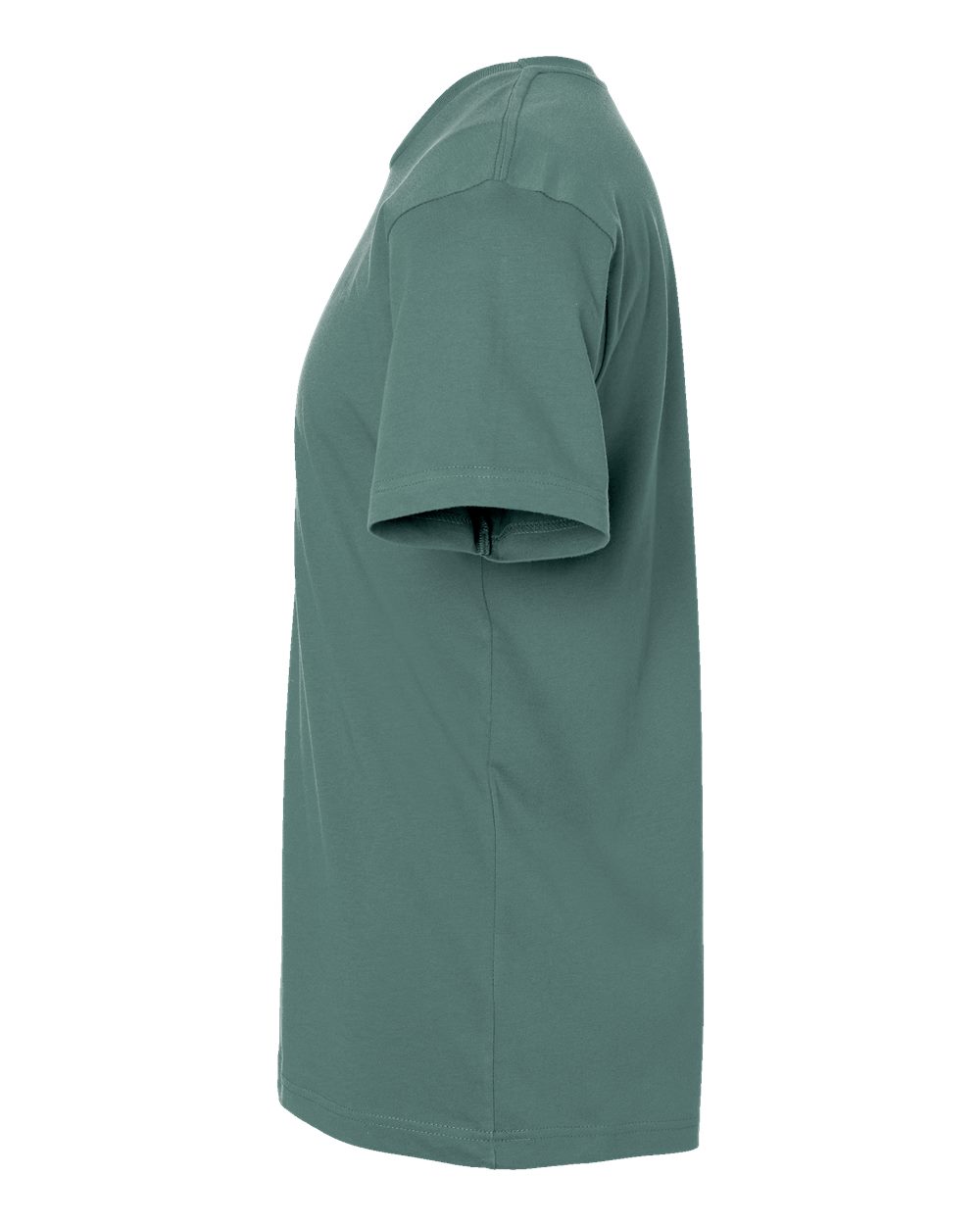 Left View of Basil Fine Jersey Tee - 6901