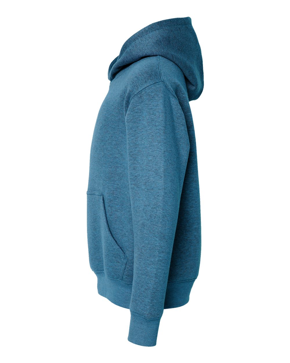 Left View of Bermuda Blackout Youth Fleece Hoodie - 2296