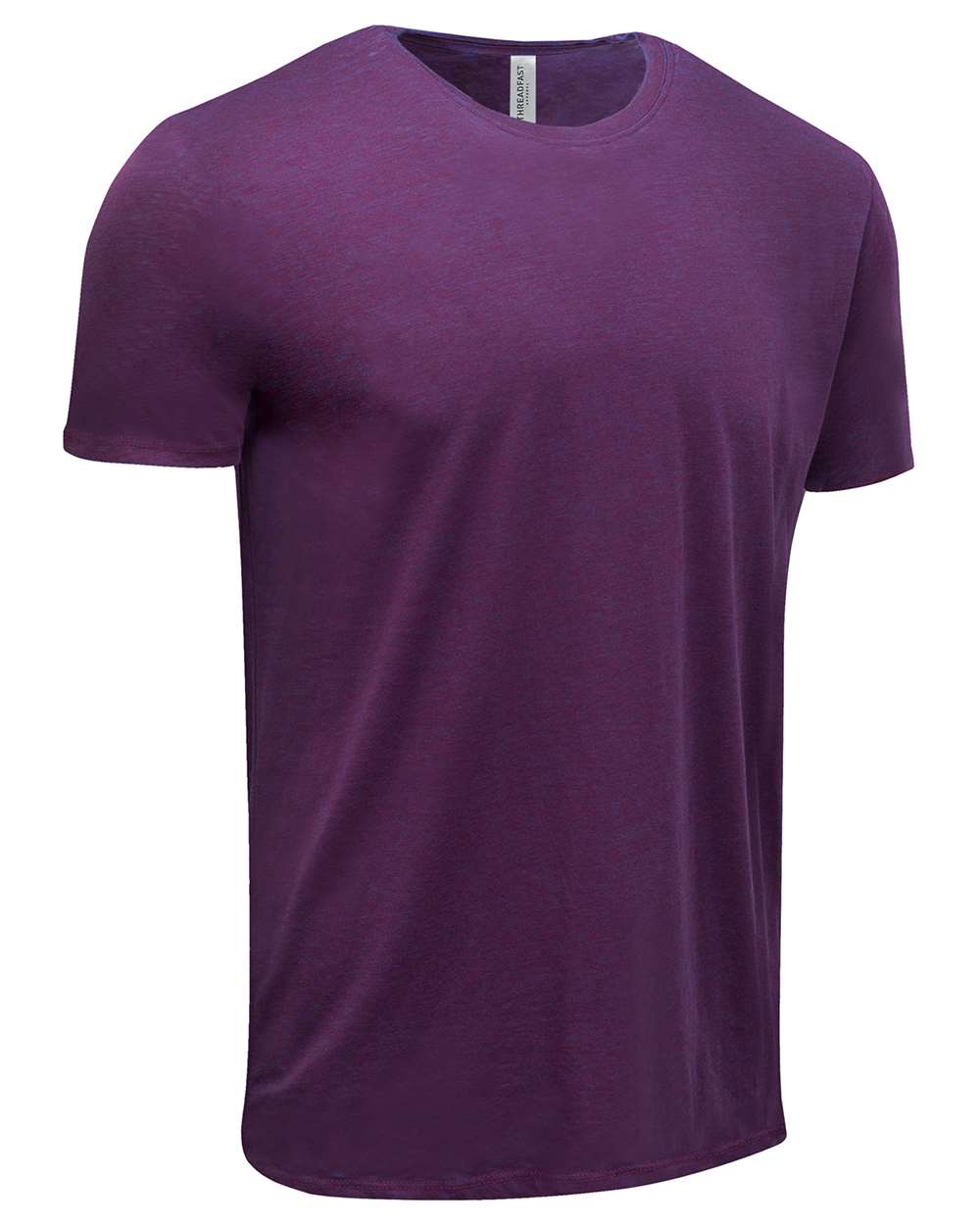 Rear View of Berry Unisex Cross Dye T-Shirt - 115A