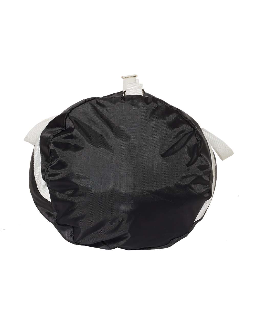 Left View of Black 18&quot; Nylon Roll Duffel Bag - FT004