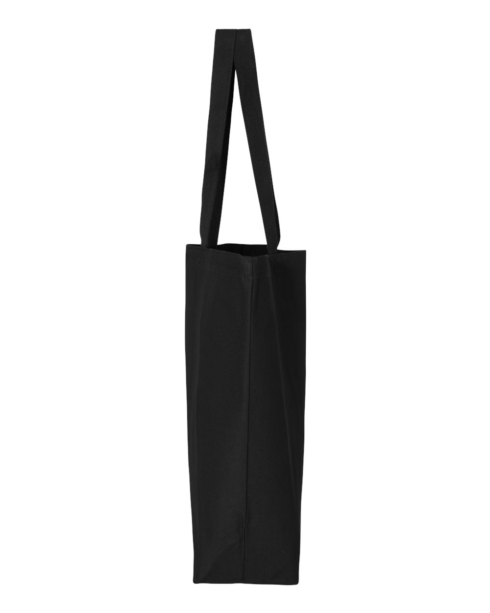 Left View of Black 25L Jumbo Tote - Q600