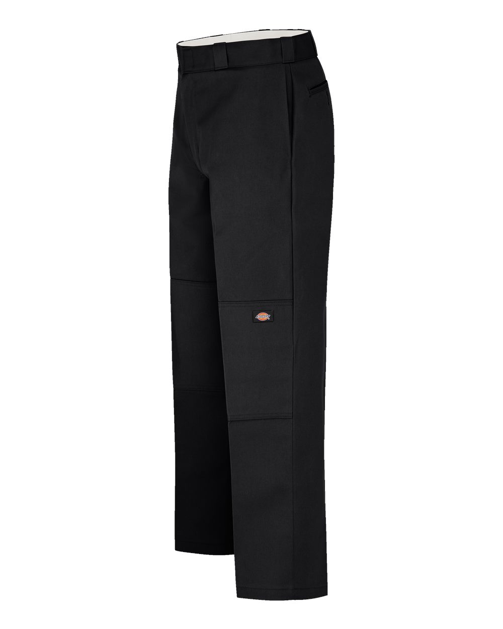 Left View of Black - 32I Double Knee Work Pants - Extended Sizes - 8528EXT