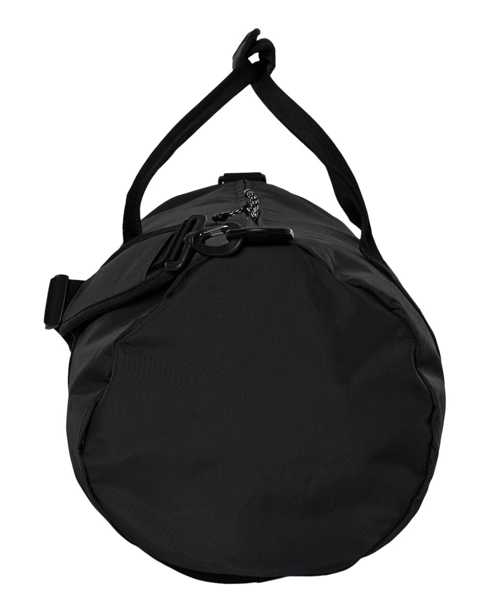 Left View of Black 35L Weekender Duffel Bag - DUFF30RN plain