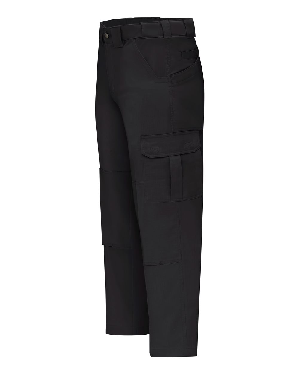 Left View of Black - 37 Unhemmed Tactical Pants - LP78
